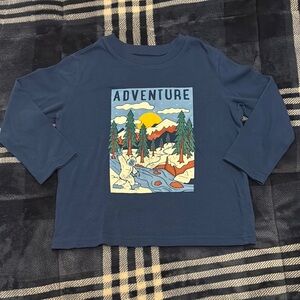 Jumping Beans Boy’s Adventure Long Sleeve Shirt - Blue